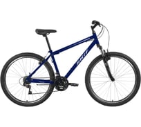 Велосипед SKIF MTB HT 27.5, 21 скорость, размер рамы 19, 2022, темно-синий/серебристый IBK22OK27028