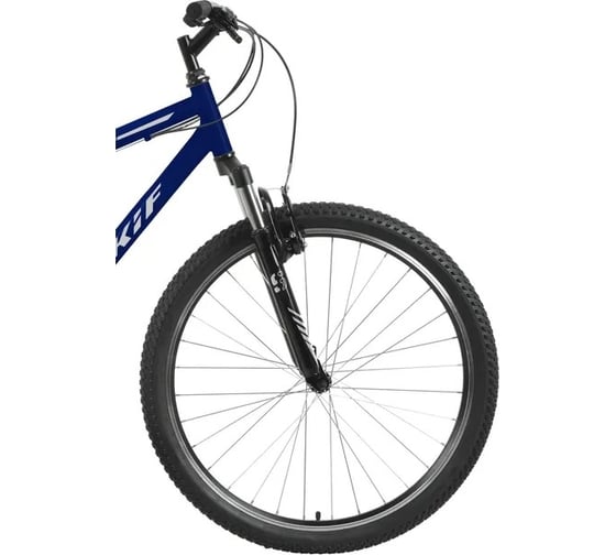 Велосипед SKIF MTB HT 27.5, 21 скорость, размер рамы 19, 2022, темно-синий/серебристый IBK22OK27028