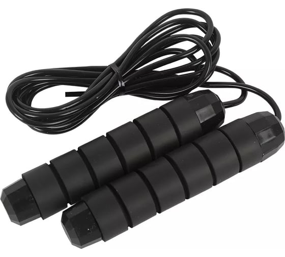Утяжеленная скакалка ZDK FIT, черный 1201black 1