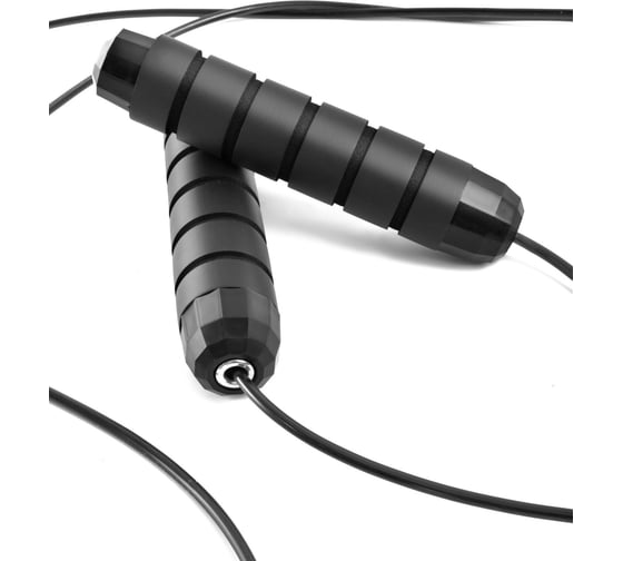 Утяжеленная скакалка ZDK FIT, черный 1201black