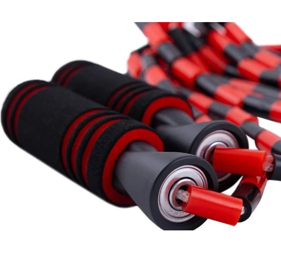 Скоростная скакалка в оплетке PRCTZ beaded plastic jump rope, 275 см PF2401