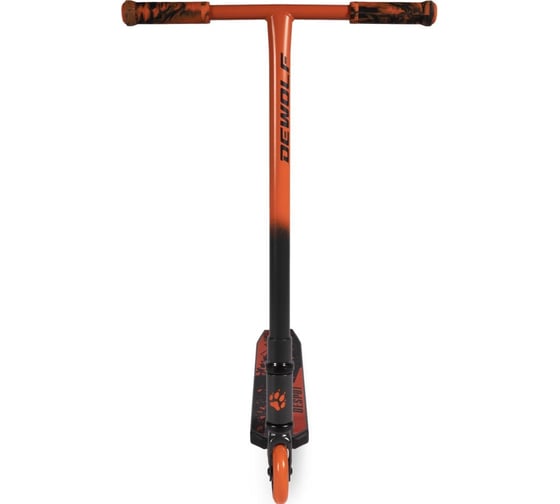 Трюковой самокат DEWOLF despot 100, цвет black/orange DWST25100100O