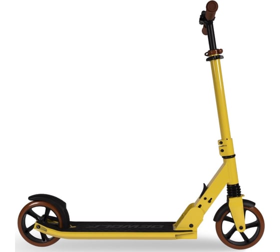 Городской самокат DEWOLF descoot 180 pro, цвет yellow gem DWSU28180180Y