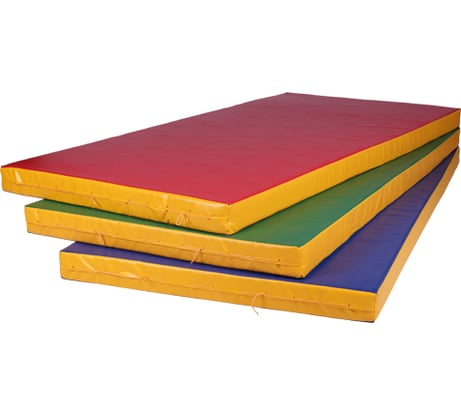 Мат КМС № 9, 100х150х10 см, сине/жёлтый СГ000002619