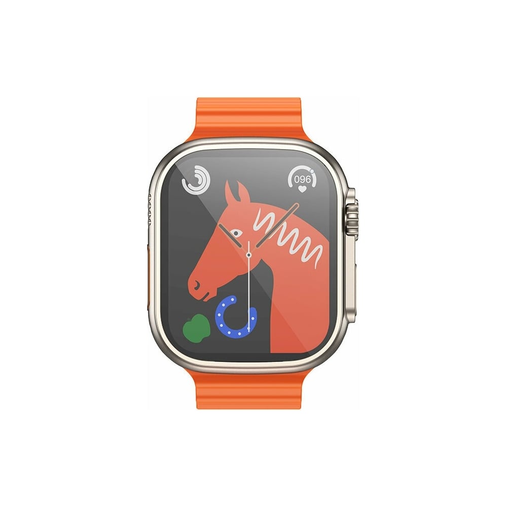 Умные часы Hoco y12 ultra smart watch, золотой титан 0L-00057815 ...