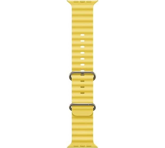 Ремешок Hoco iwatch wa12 original marine silicone 42/44/45/49 мм силикон, желтый 0L-00057695