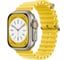 Ремешок Hoco iwatch wa12 original marine silicone 42/44/45/49 мм силикон, желтый 0L-00057695 2