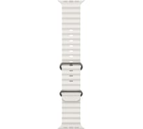 Ремешок Hoco iwatch wa12 original marine silicone 42/44/45/49 мм силикон, белый 0L-00057694