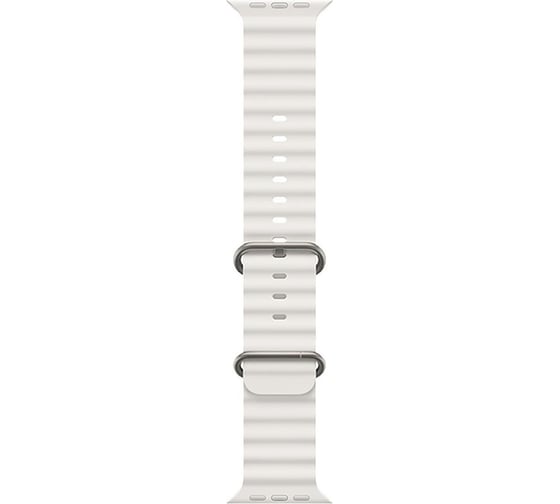 Ремешок Hoco iwatch wa12 original marine silicone 42/44/45/49 мм силикон, белый 0L-00057694