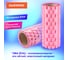 Массажный ролик для йоги и фитнеса DASWERK 26x8 см, Eva, розовый, с выступами, 680019 3