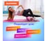 Массажный ролик для йоги и фитнеса DASWERK 26x8 см, Eva, розовый, с выступами, 680019 4