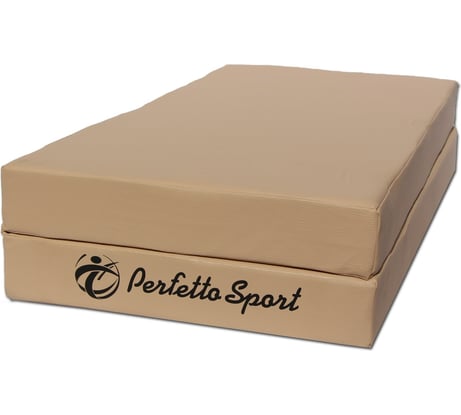 Складной мат Perfetto sport № 3, 100х100х10 см, бежевый СГ000001566