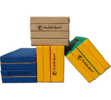 Складной мат Perfetto sport № 5 100х200х10 см, 3 сложения, бежевый СГ000001568