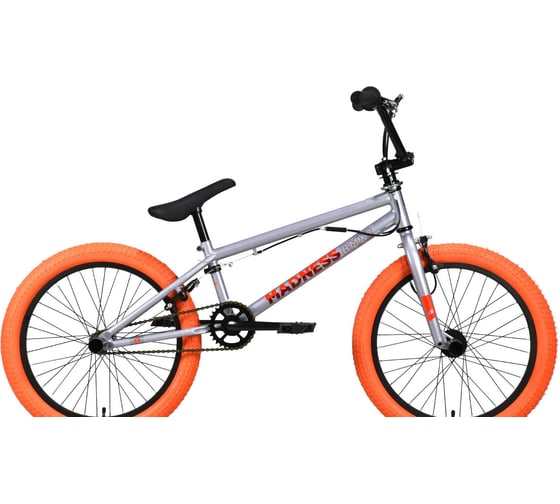 Велосипед STARK 22 Madness BMX 2, серый/красный/мандариновый HQ-0014409