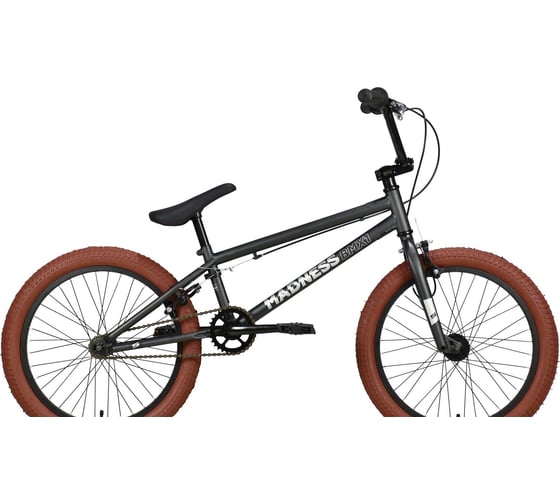 Велосипед STARK 22 Madness BMX 1, темно-серый/серебристый/коричневый HQ-0014403 1