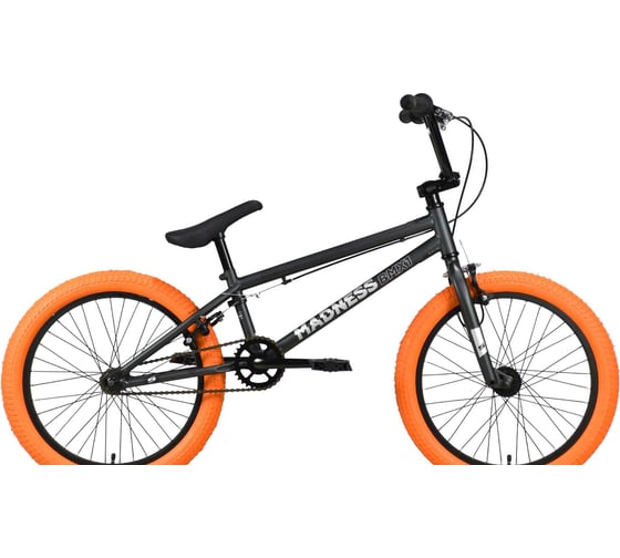 Велосипед STARK 22 Madness BMX 1, темно-серый/серебристый/оранжевый HQ-0014402