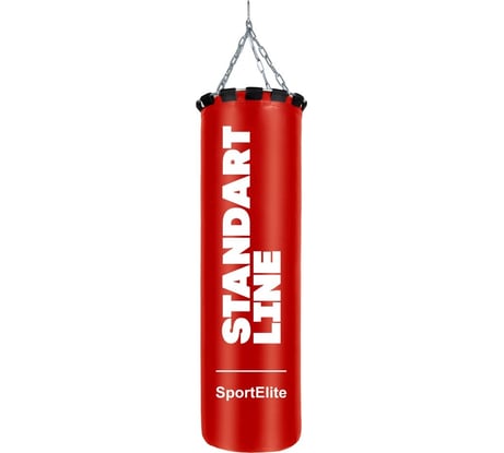 Боксерский мешок SportElite STANDART LINE 100 см, d-34, 35 кг, красный SL-35R