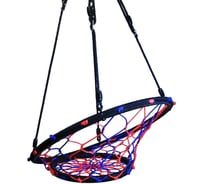 Гнездо MoyDvor 60х80см со спинкой Мойдвор. Качели подвесные, гамак, паутинка. SAC000448