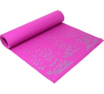 Коврик для йоги Espado pvc, 173х61х0.5 см, розовый (принт) es2125 00000074234