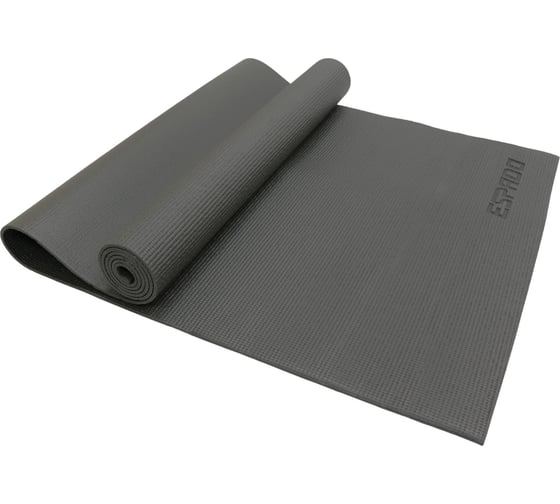 Коврик для йоги Espado pvc, 173х61х0.5 см, серый es2122 00000078341