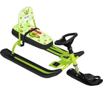 Снегокат InHome со спинкой, спортивные авокадо/лимонный каркас INWSR2/2