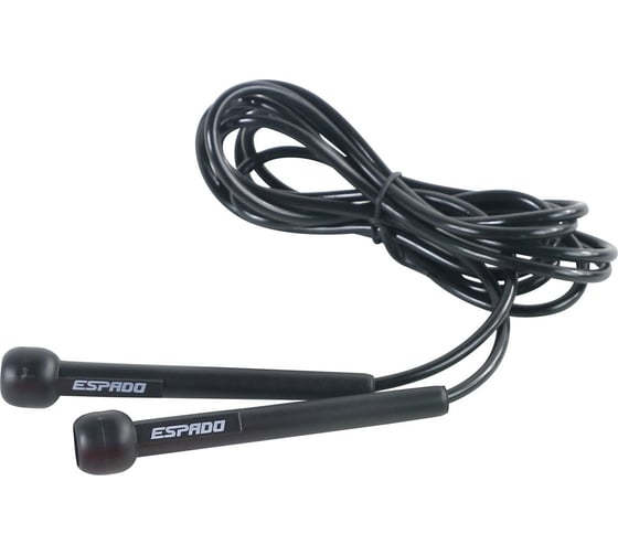 Скакалка Espado es2131a, черная УТ-00001181 1