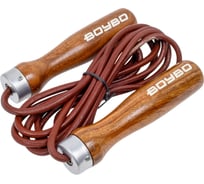 Скакалка Espado boybo шнур-кожа, деревянные ручки УТ-00000639 29152994