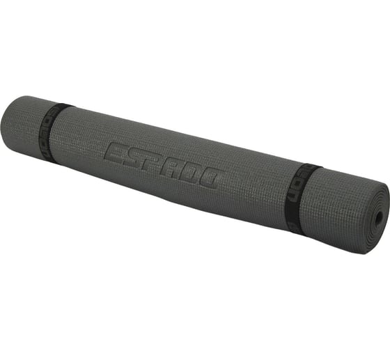 Коврик для йоги Espado pvc 173х61х0.3см, черный, зеленый принт es2124-2 УТ-00000700