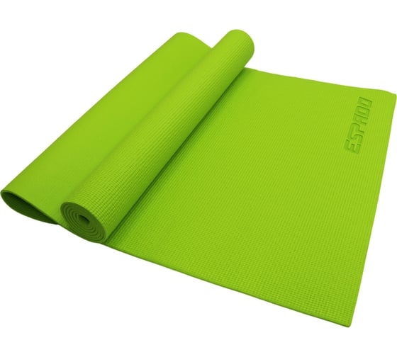 Коврик для йоги Espado pvc, 173х61х0.5см, зеленый es2122 00000074227