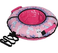 Тюбинг с круговым дизайном InHome ламы на розовом INWTB90/3