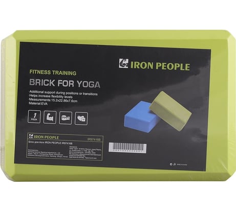 Блок для йоги Iron People IR97416B