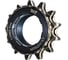 Трещотка DNP BMX LY-13T8QN,1\2 1\8 13T, резьба M30 1, Cro-Mo, 300кликов, 8-шлицев, никелированная H000012838 1