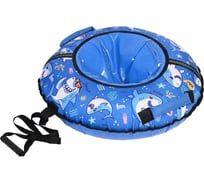 Тюбинг с круговым дизайном InHome с акулами на синем INWTB90/1