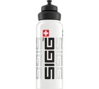 Бутылка Sigg WMB Gnature, 1 л, белая 8626.20