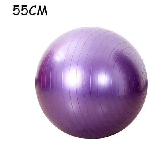 Мяч , надувной, фитбол, для йоги, цвет фиолетовый Nonstopika sportfit01