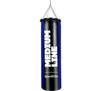 Мешок боксерский MEDIUM LINE 70см, d-30, 25кг, сине-черный SportElite ML-25BB