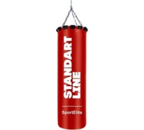 Мешок боксерский STANDART LINE 120см, d-34, 45кг, красный SportElite SL-45R