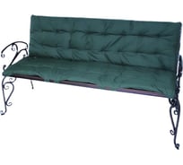 Набор TALMICO: трехместная садовая складная скамья для дачи и две подушки NAB0707