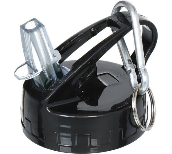 Термобутылка для спорта DANIKS sl-50ye-419c 0.5 л, узкое горло, черный 332509