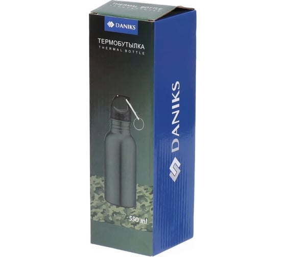 Армейская термобутылка DANIKS sl-55fd 0.55 л, узкое горло 396563