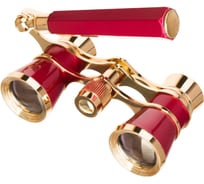 Театральный бинокль-лорнет Levenhuk Broadway 325E, красный 81862