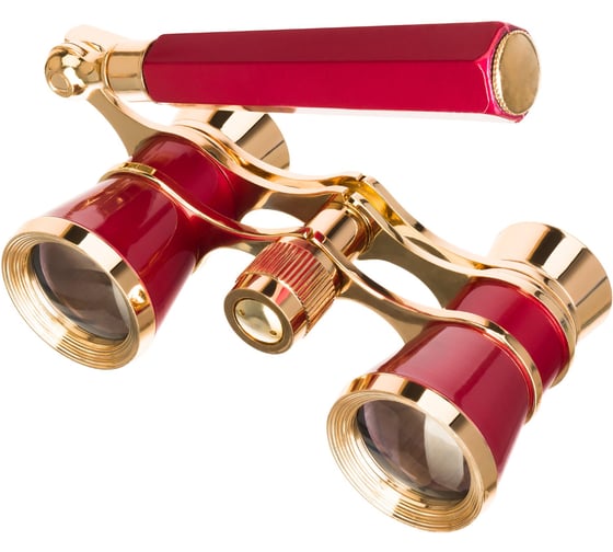 Театральный бинокль-лорнет Levenhuk Broadway 325E, красный 81862 1