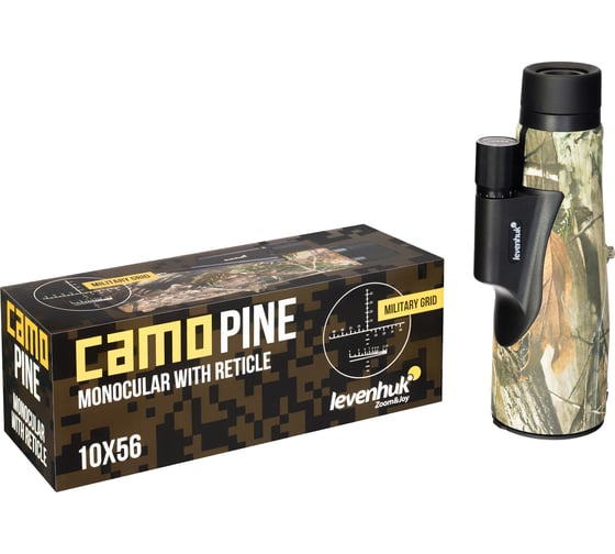 Монокуляр Levenhuk Camo Pine 10x56 с сеткой 81947