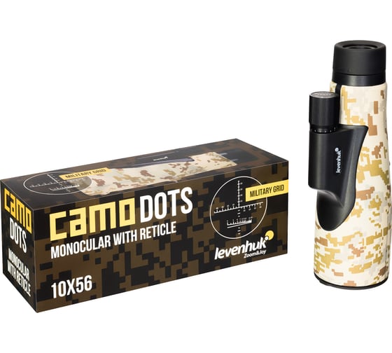 Монокуляр Levenhuk Camo Dots 10x56 с сеткой 81946