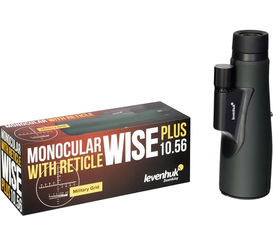 Монокуляр Levenhuk Wise PLUS 10x56 с сеткой 81945