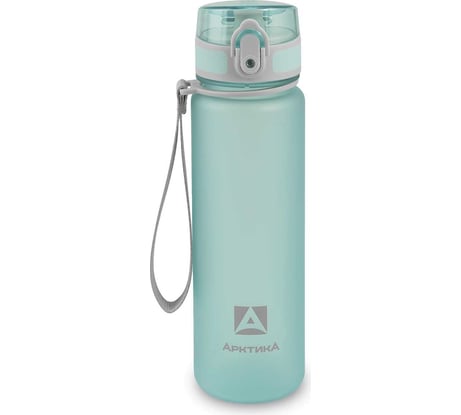 Тритановая бутылка Арктика 500 мл, голубая матовая, с ситечком 720-500-CNM