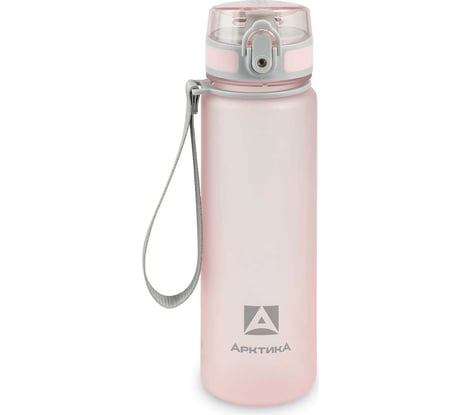 Тритановая бутылка Арктика 500 мл, розовая матовая, с ситечком 720-500-PKM