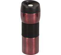 Термокружка DANIKS нерж сталь, пластик, 0.42 л, колба нерж, бордо, xg-8078 396552