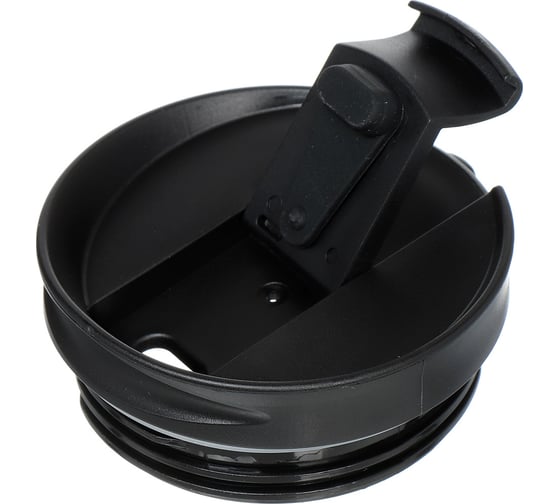Термокружка DANIKS нерж, 0.45 л, узк.горл, колба нерж, чер, sl-nt014e-blk-logo2 327067