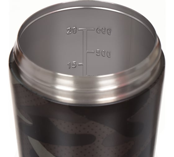 Термокружка DANIKS нерж, 0.6 л, колба нерж, камуфляж, ytct035-7-mil-black 352985